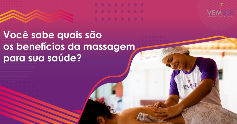 Você sabe quais são os benefícios da massagem para sua saúde?🤔